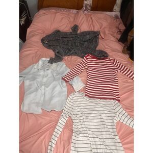 4-Pack Long Sleeve Tops – Casual to Business – Mixed Sizes (XS–M)